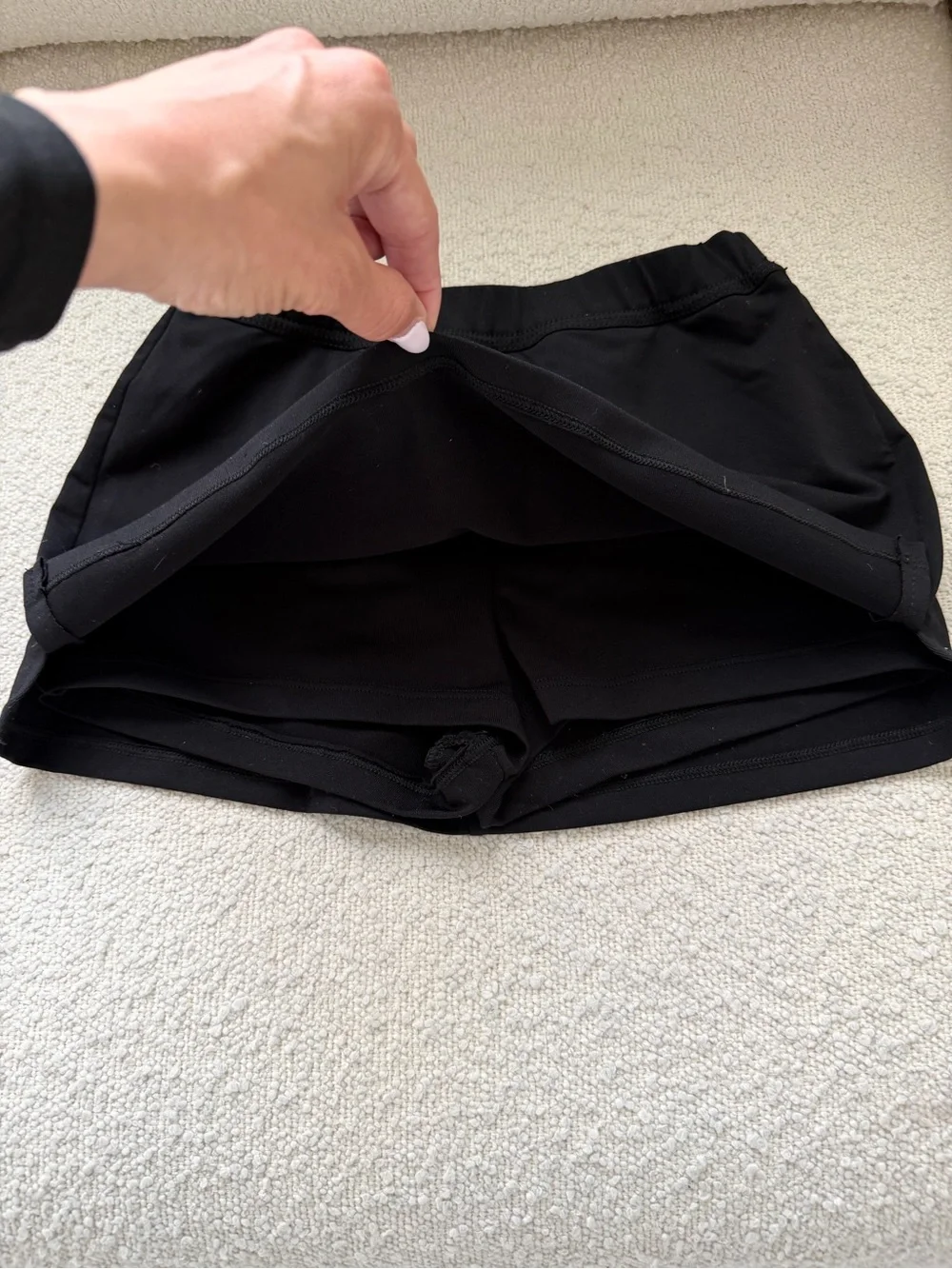Black Athletic Skort